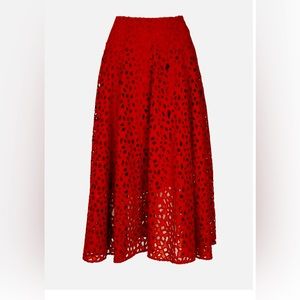 Vince NWT Size 4 Paneled Slip Skirt - Rust color